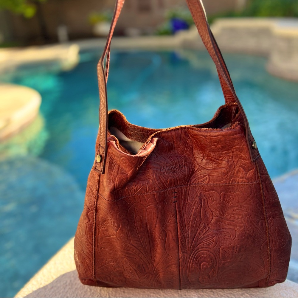 Boho American Leather & Co. NWT Liberty Leather Purse